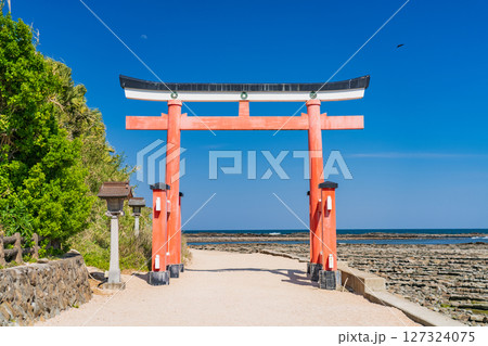 《宮崎県》青島の風景・青島神社の鳥居 127324075