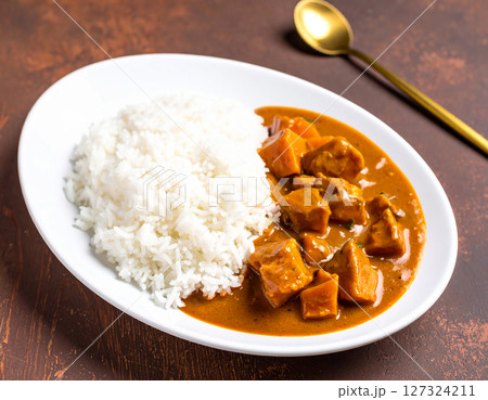 具沢山のカレーライス 127324211