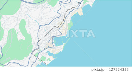 Layered editable vector illustration outline of Monaco. Layered editable vector illustration outline of Monaco. 127324335