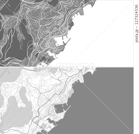 Layered editable vector illustration outline of Monaco. Layered editable vector illustration outline of Monaco. 127324336