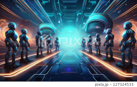 ロボットとテクノロジー 127324533
