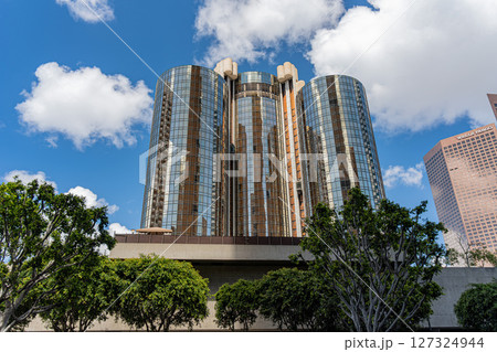 アメリカ ロサンゼルスのダウンタウンの街並み アメリカ ロサンゼルスのダウンタウンの街並み 127324944