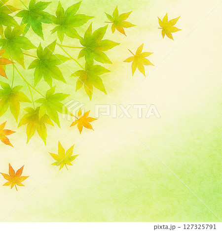 竹　笹の水墨画風背景イラスト　AI生成画像 127325791
