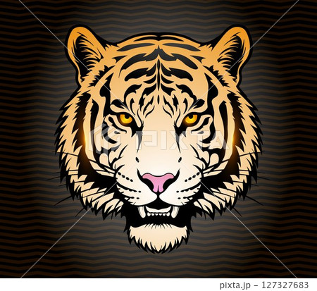 The echo of the wild in the predator's gaze 127327683