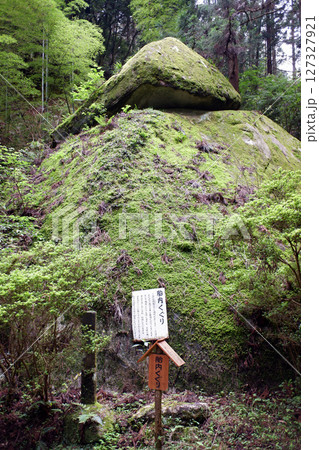 栃木県　名草巨石群　お供石 127327921