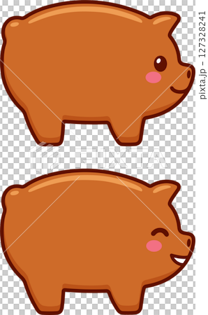 Marranitos, Mexican pig shaped gingerbread cookies Marranitos, Mexican pig shaped gingerbread cookies 127328241