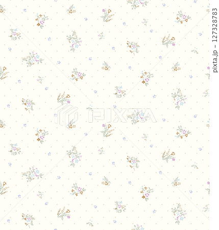 Adorable Floral Pattern Collection for Creative Crafts 127328783