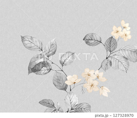 Whimsical Floral Design Series for Aesthetic Projects 127328970