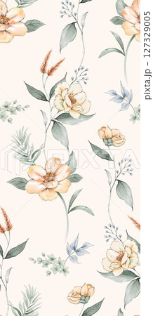 Whimsical Floral Design Series for Aesthetic Projects 127329005