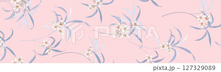 Graceful Floral Pattern Compilation for Home Decor 127329089