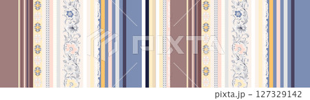 Graceful Floral Pattern Compilation for Home Decor 127329142