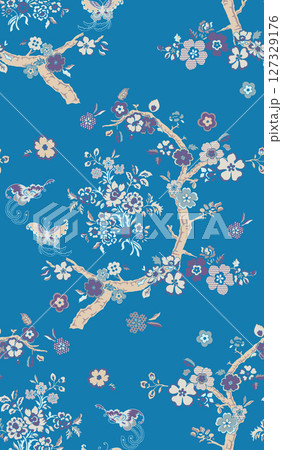 Artistic Flower Print Set for Creative Design Artistic Flower Print Set for Creative Design 127329176