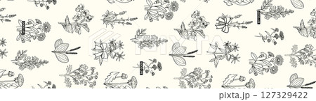 Sweet Floral Pattern Assortment for Light Aesthetics Sweet Floral Pattern Assortment for Light Aesthetics 127329422