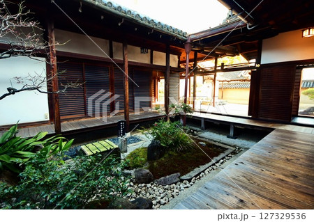 京都府　東寺 観智院・庭園「四方正面の庭」 京都市 南区 九条町　2022年2月 127329536