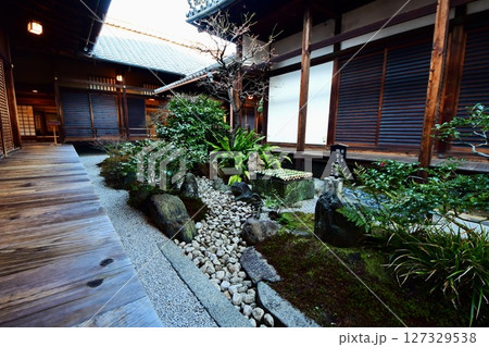 京都府 東寺 観智院・庭園「四方正面の庭」 京都市 南区 九条町 2022年2月 京都府 東寺 観智院・庭園「四方正面の庭」 京都市 南区 九条町 2022年2月 127329538