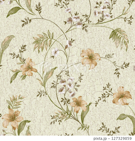 Diverse Floral Pattern Assortment for Creative Projects 127329859