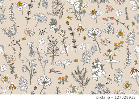 Artistic Flower Design Collection for Aesthetic Decor 127329915