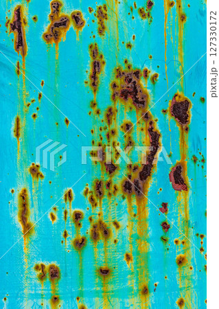 Heavily Corroded turquoise Metal Sheet Heavily Corroded turquoise Metal Sheet 127330172
