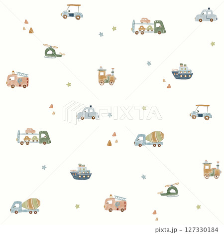 Stylish Floral Pattern Series for Artistic Projects 127330184