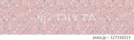 Stylish Floral Pattern Series for Artistic Projects 127330215