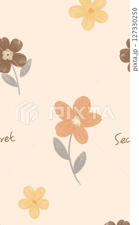 Stylish Floral Pattern Series for Artistic Projects 127330250