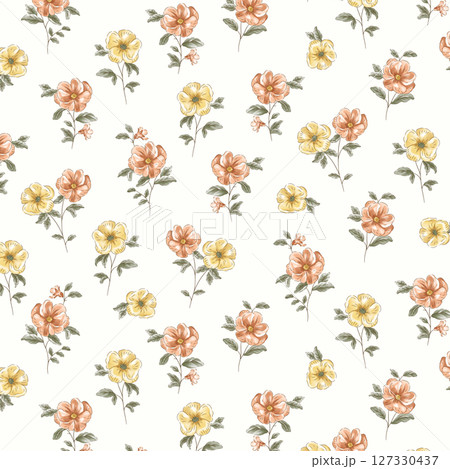 Lovely Flower Motif Series for Aesthetic Creations 127330437