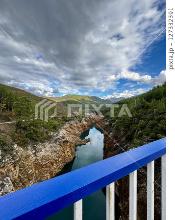 4k drone view of the canyon. High quality photo 127332391