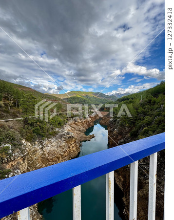 4k drone view of the canyon. High quality photo 127332418