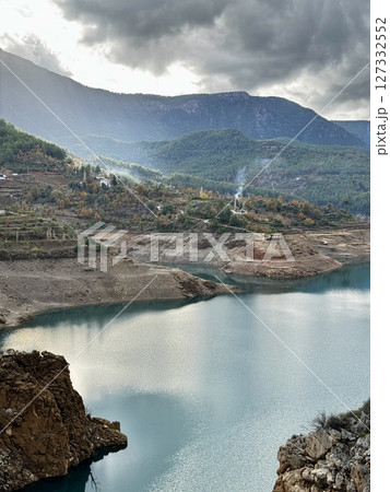 4k drone view of the canyon. High quality photo 127332552