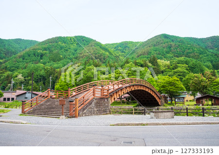 《木曽の大橋》旧中山道奈良井宿・長野県塩尻市 127333193