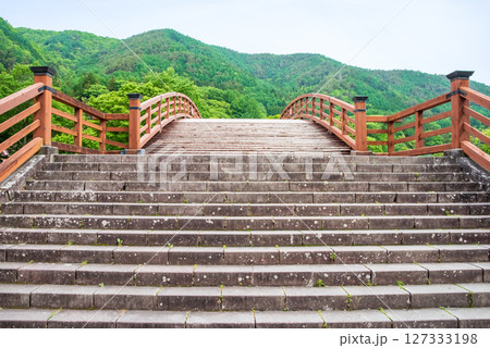 《木曽の大橋》旧中山道奈良井宿・長野県塩尻市 127333198