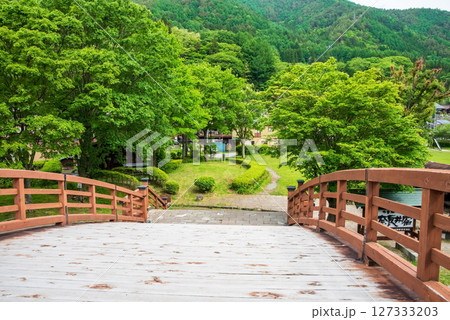 《木曽の大橋》旧中山道奈良井宿・長野県塩尻市 《木曽の大橋》旧中山道奈良井宿・長野県塩尻市 127333203
