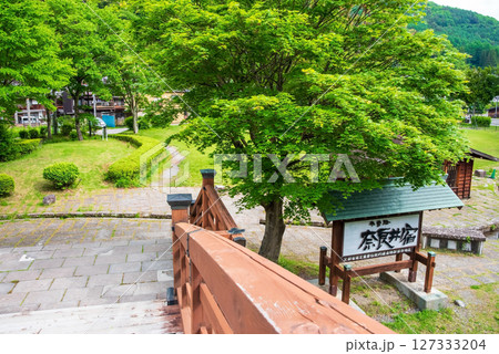 《木曽の大橋》旧中山道奈良井宿・長野県塩尻市 《木曽の大橋》旧中山道奈良井宿・長野県塩尻市 127333204