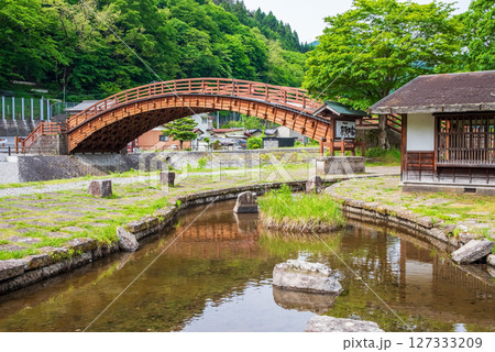 《木曽の大橋》旧中山道奈良井宿・長野県塩尻市 127333209