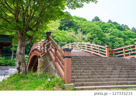 《木曽の大橋》旧中山道奈良井宿・長野県塩尻市 127333215