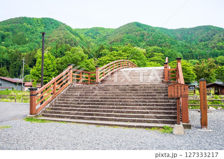 《木曽の大橋》旧中山道奈良井宿・長野県塩尻市 127333217