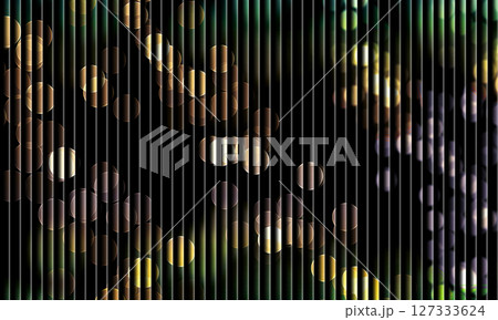 Dark glass ribbed vertical stripe fractal illusion with soft bokeh fusion and flowing gradient transitions Dark glass ribbed vertical stripe fractal illusion with soft bokeh fusion and flowing gradient transitions 127333624