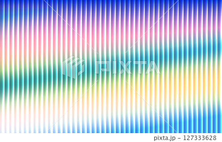 Vertical ribbed fluted illusion with smooth flowing color transitions and layered stripe texture gradient 127333628
