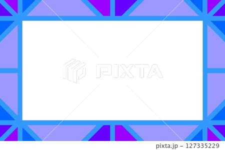 幾何学模様 フレーム ホワイトスペース 幾何学模様 フレーム ホワイトスペース 127335229