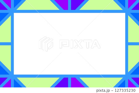 幾何学模様 フレーム ホワイトスペース 幾何学模様 フレーム ホワイトスペース 127335230