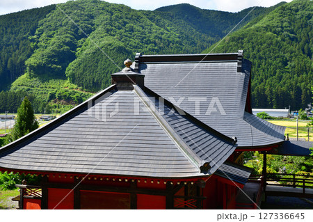 瑠璃光山　常楽寺　境内からの眺め　鹿沼市　　 127336645