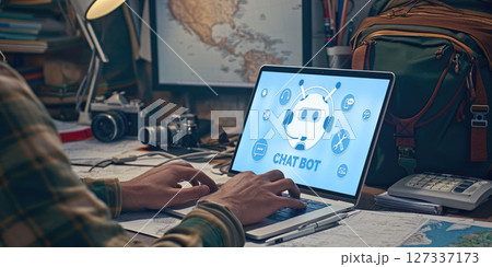 Chatbot software application for brisk online business 127337173