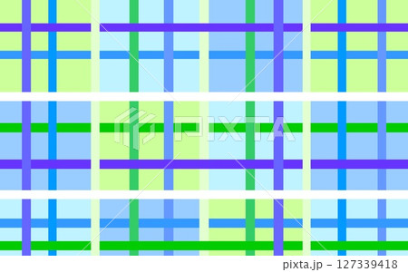 格子模様 幾何学模様 四角形 ブルー グリーン 格子模様 幾何学模様 四角形 ブルー グリーン 127339418