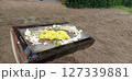 キャンプ中の焼きそばづくりの一場面 127339881
