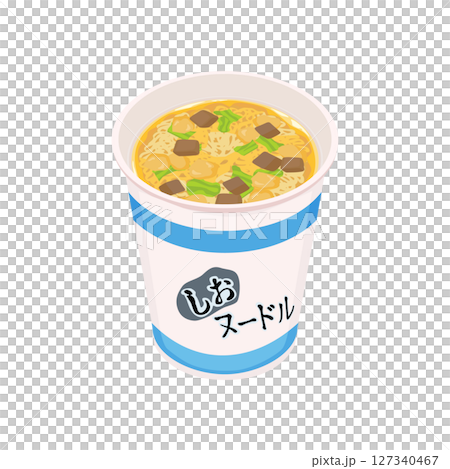 圖:將熱水倒入鹽味泡麵中 圖:將熱水倒入鹽味泡麵中 127340467