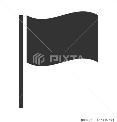 シンプルな旗アイコン素材 127340734