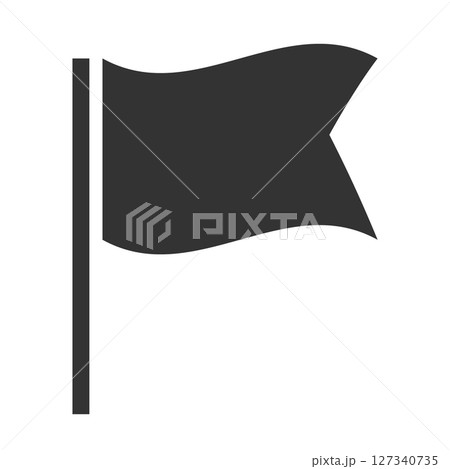 シンプルな旗アイコン素材 127340735