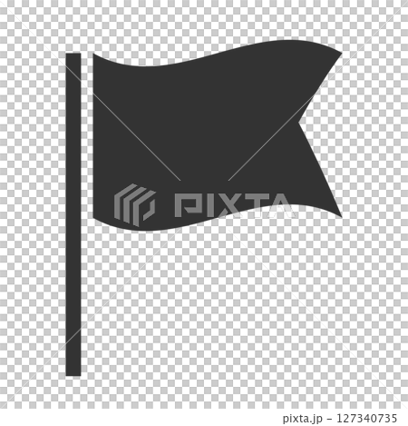 シンプルな旗アイコン素材 127340735