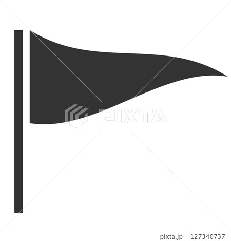 シンプルな旗アイコン素材 127340737