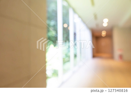 マンションエントランスの背景ボケ 127340816